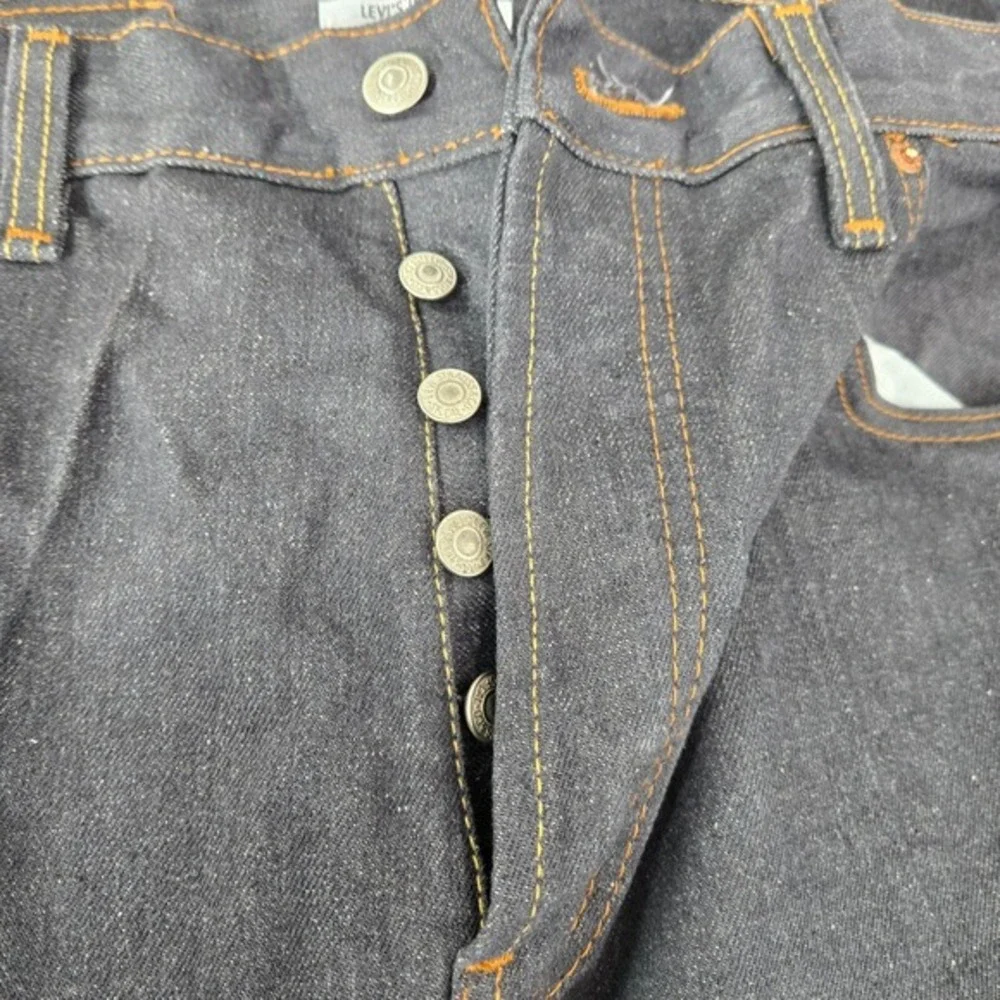 VINTAGE Levi's 501 Men Jeans 36x30 Gray Denim Straight Leg Button Fly Y2K USA‎